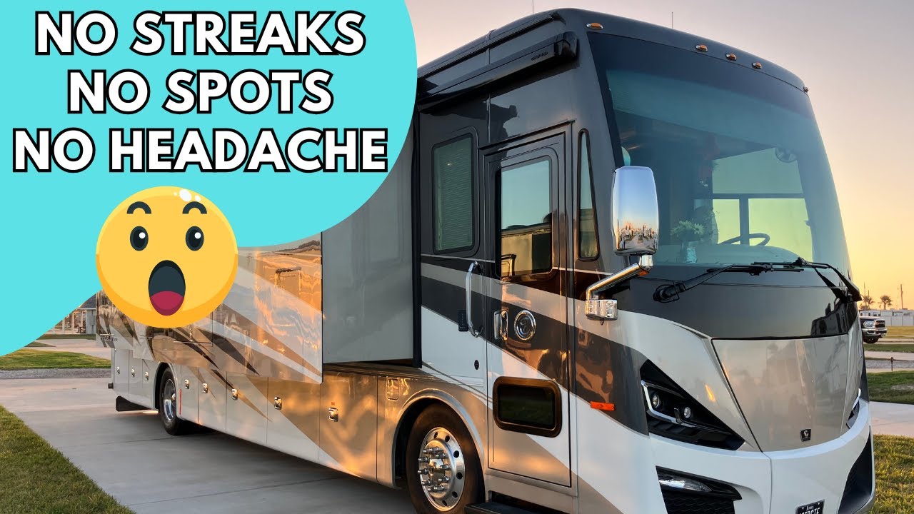 Wash Any RV Without Waterspots In The Full Sun - Guide 2025
