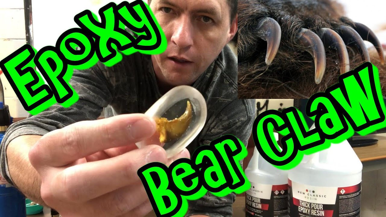 Bear Claw Epoxy Project Easy and Fun