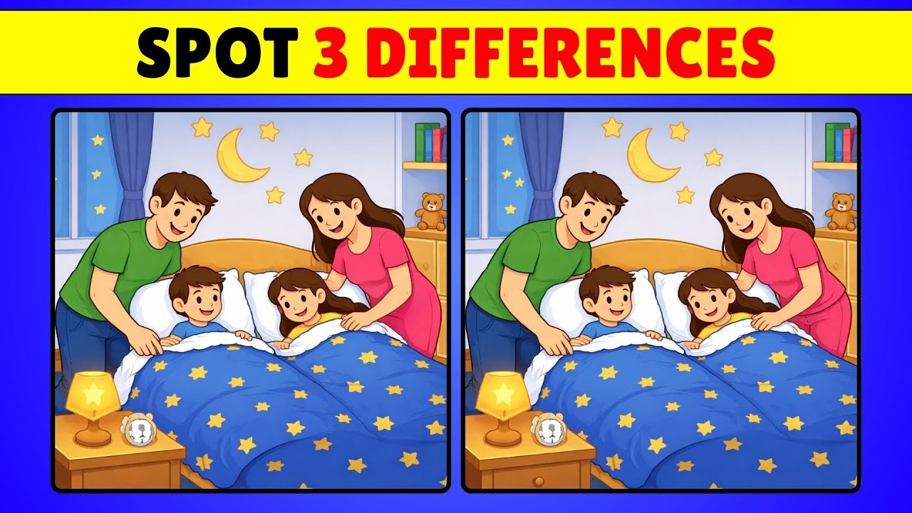 Spot the 3 Differences Challenge 🧠 | Brain Workout Game | Quiz Box