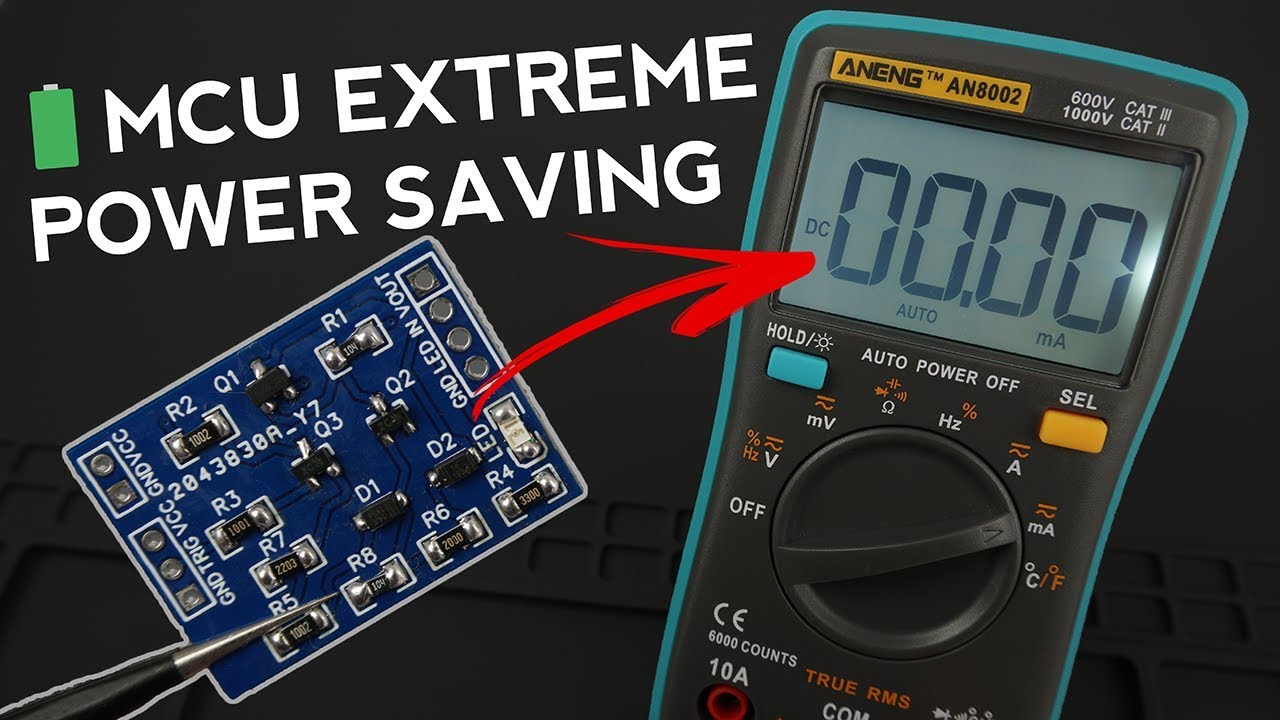 🔋  EXTREME POWER SAVING (0&micro;A) with Microcontroller External Wake Up: Latching Power Circuit