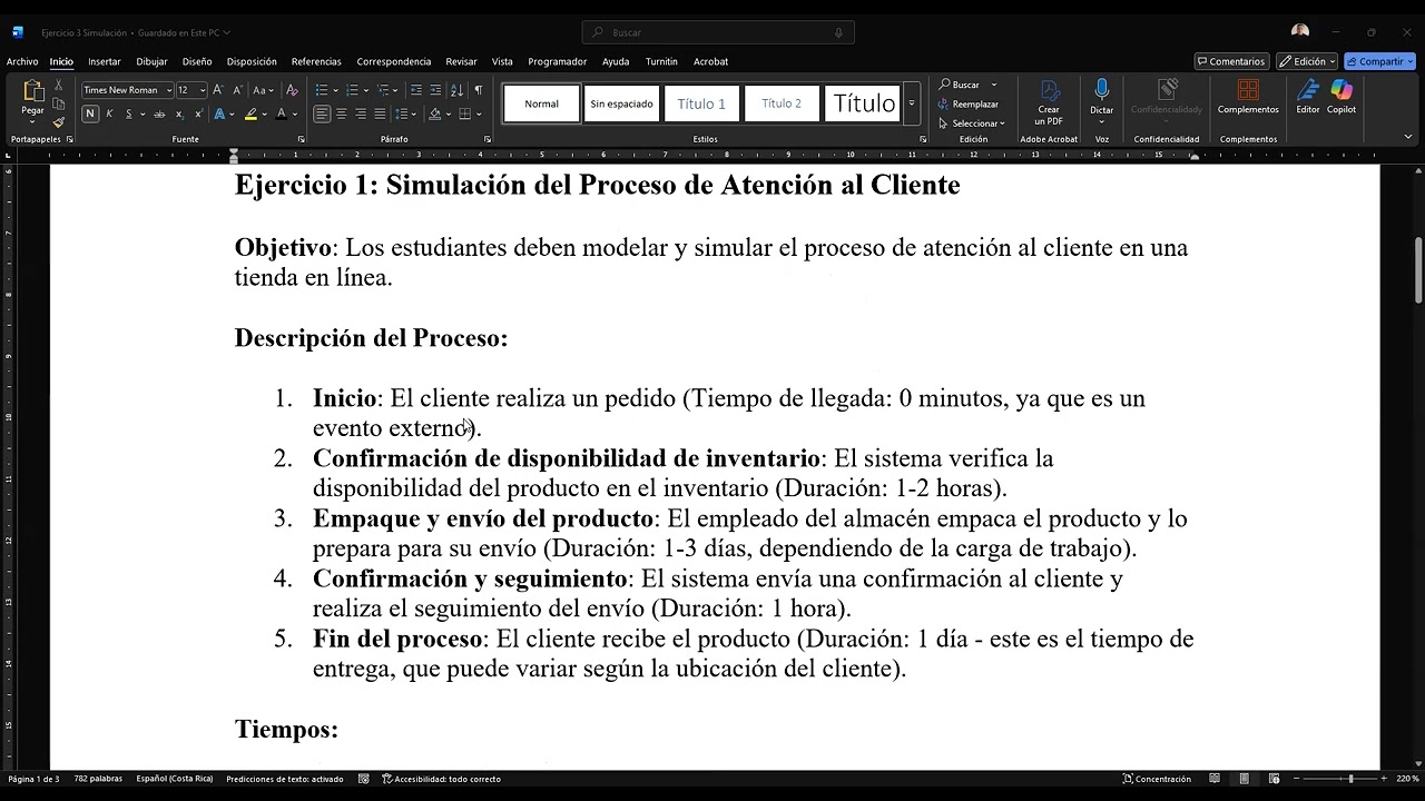 Ejercicios de la tarea