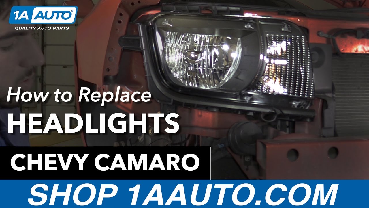 How to Replace Headlights 10-15 Chevy Camaro