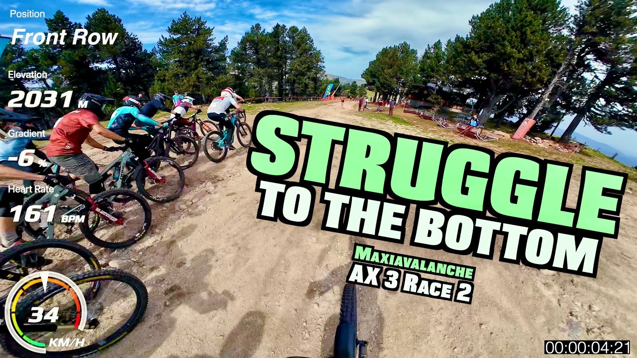 Racing ain't easy! Maxi Avalanche Ax 3 Race 2