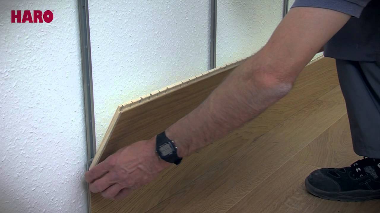 Instructions de pose « Sol au mur » - parquet HARO (Français)