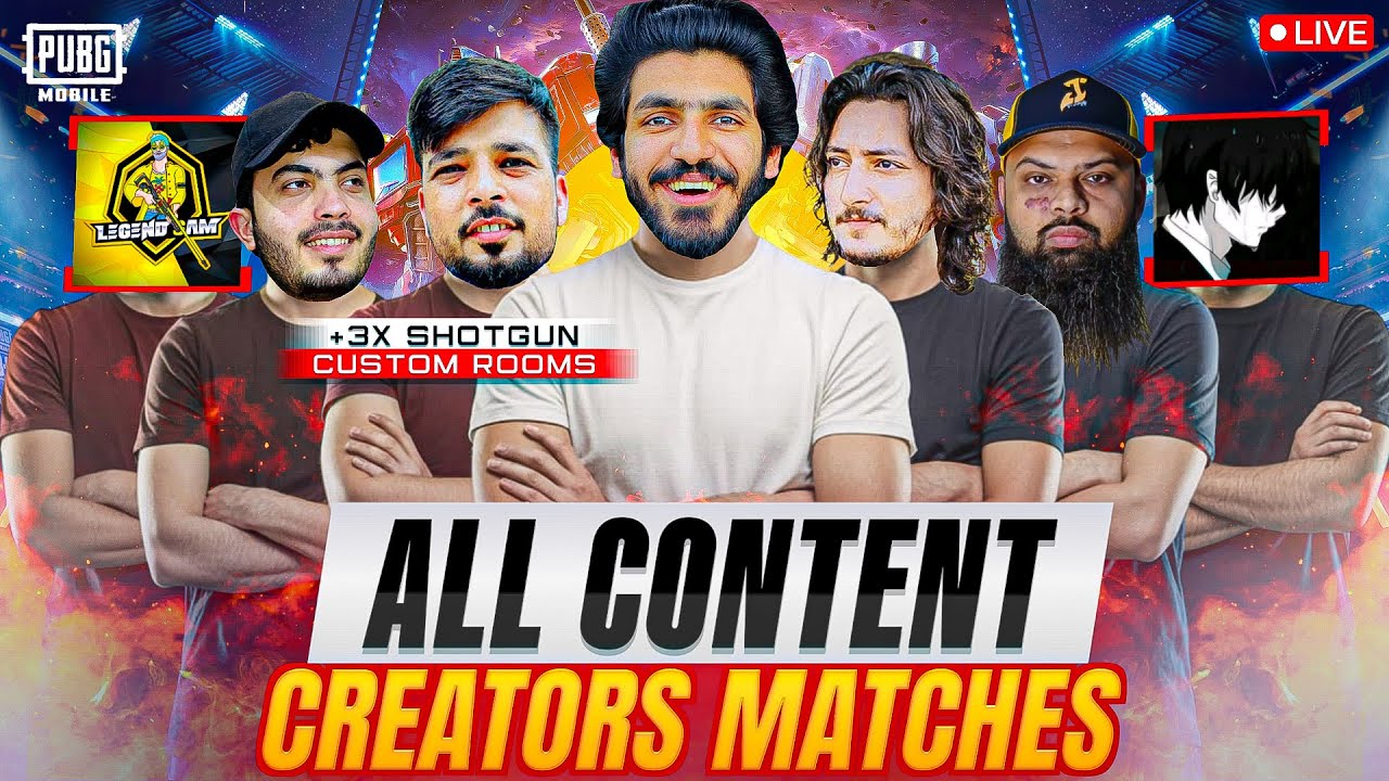 OLD CONTENT CREATOR MATCHES ARE BACK BUT NOW WITH TOP1 OFFICIAL PROFESSIONAL TEAM & 3X CUSTOM  ROOM