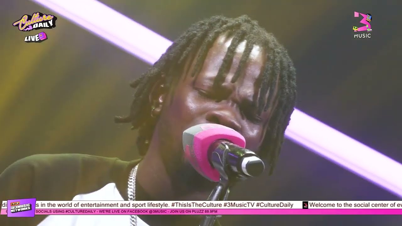Fameye medley performance of Thank You, Don’t Worry, Praise & Pressure On Culture Daily | 3MusicTV