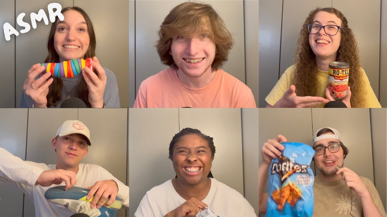 Friends try ASMR part 3