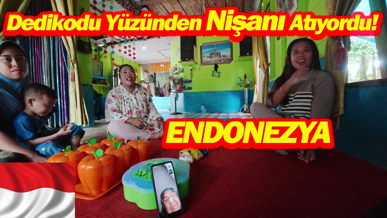 Dedikodu Y&uuml;z&uuml;nden Nişanı Atıyordu! -Endonezya'da Fitne Ve Dedikodu D&uuml;ğ&uuml;n Nişana Engelmi?#endonezya 