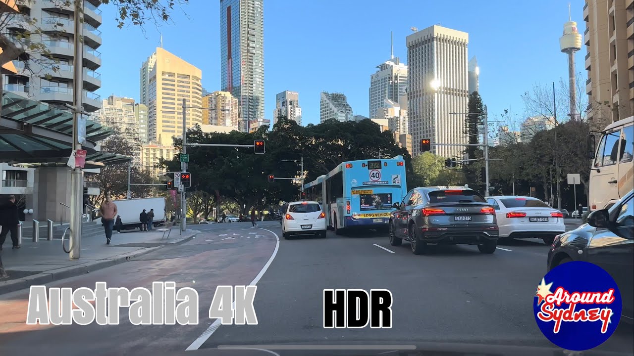 Sydney 🇦🇺[ 4K 60fps HDR ]A Picturesque Drive through Sydney -Bronte |Coogee To Barangaroo |Sydney