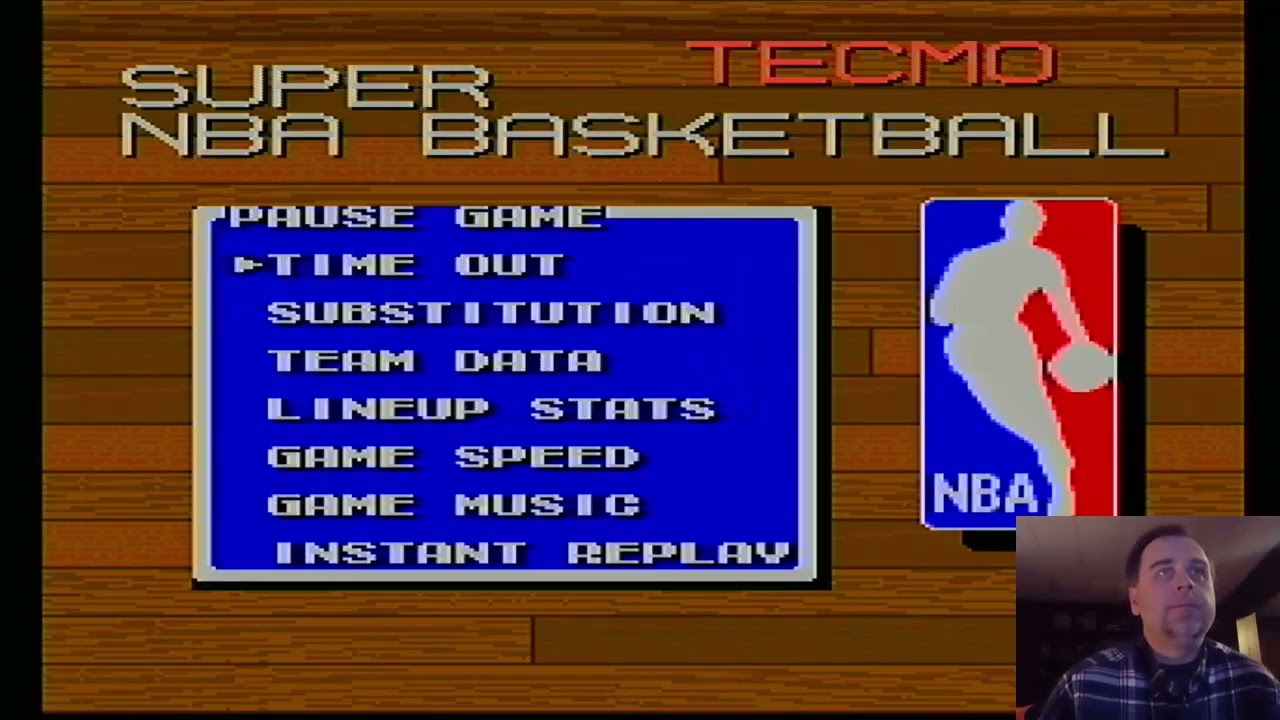 Tecmo Super NBA Basketball (Super Nintendo) - Seattle Vs Philadelphia (Regular Season)