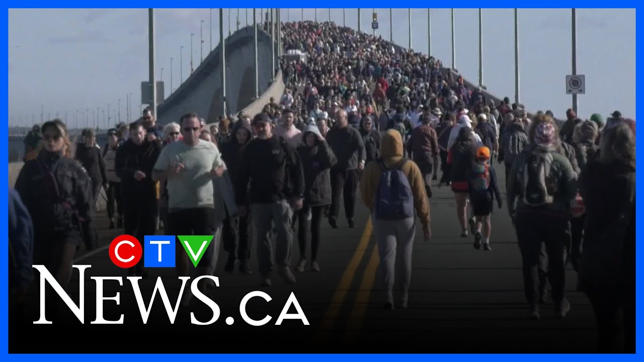 Terry Fox Run brings Maritimers to the Confederation Bridge