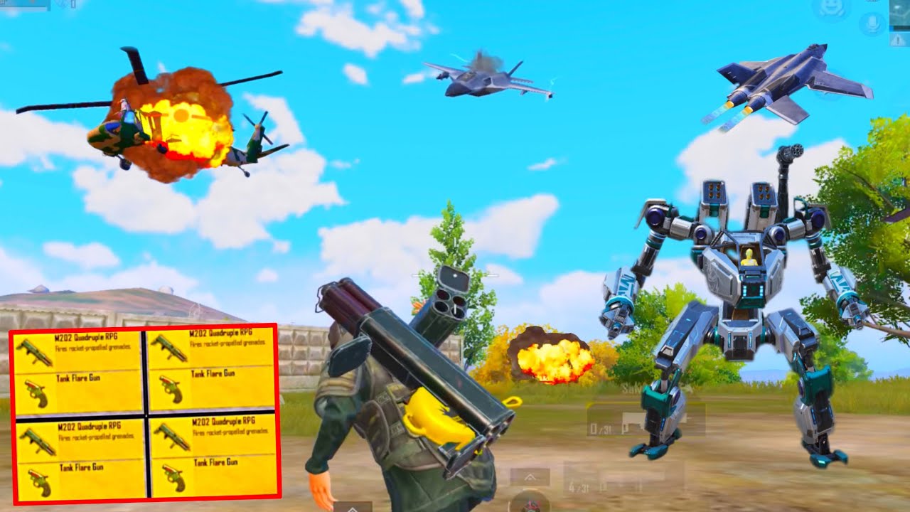 Ultimate M202 War💥 Payload 3.0 Tank VS Jet - Epic Battle😱 | PAYLOAD 3.0 PUBG Mobile