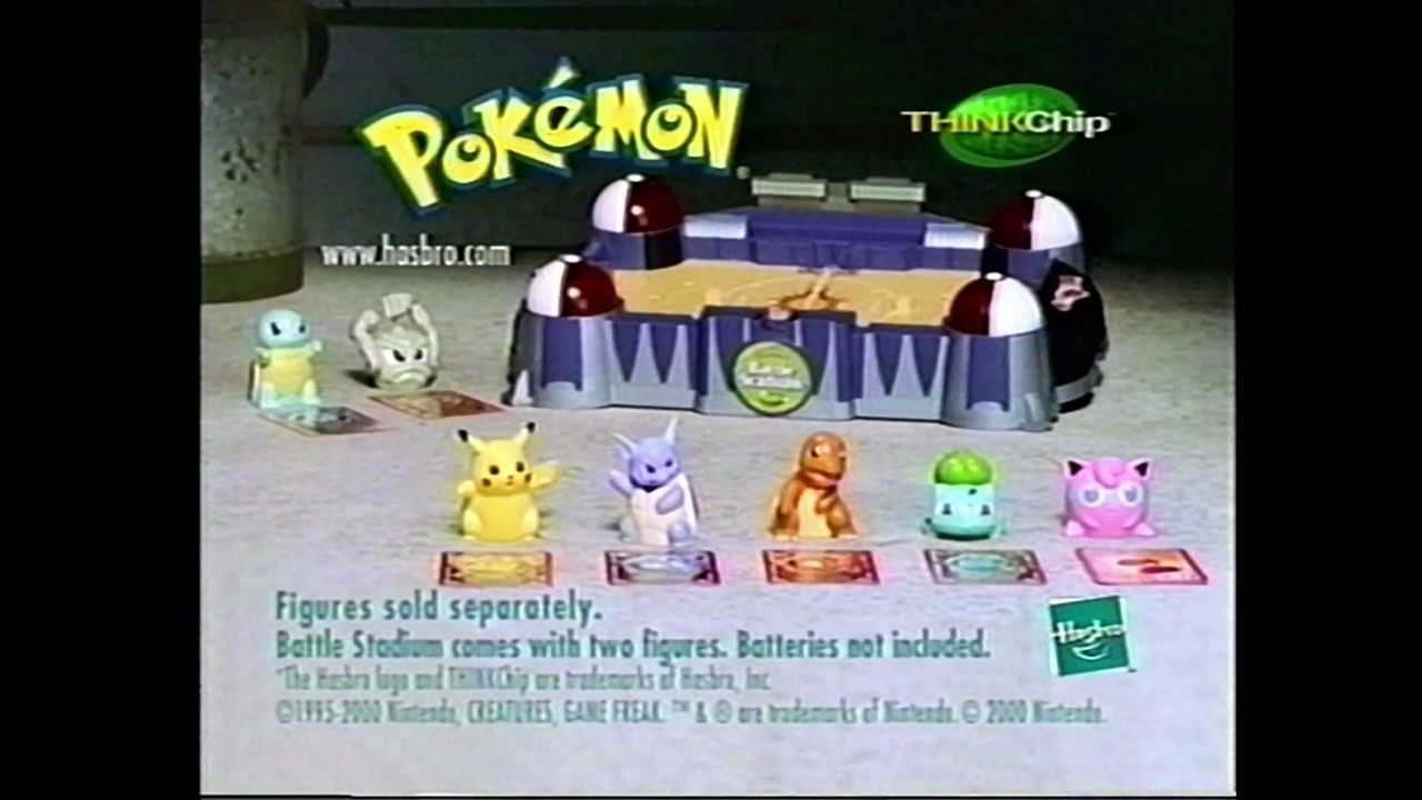 Pokemon ThinkChip Battle Stadium (Hasbro) TV Commercial - 2000