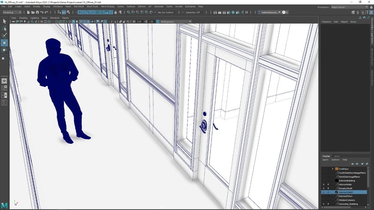 Modeling From Reference Photo In Maya | Live Stream Part 8(Second Floor)