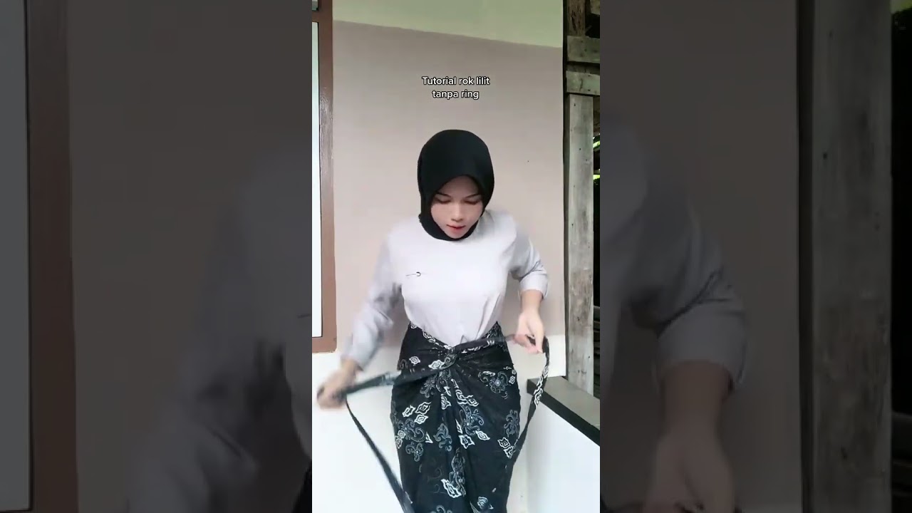 Tutorial rok lilit tanpa ring #shorts #tutorial #tutorial #rok #ring #fashion #cute #beauty #kuriak7