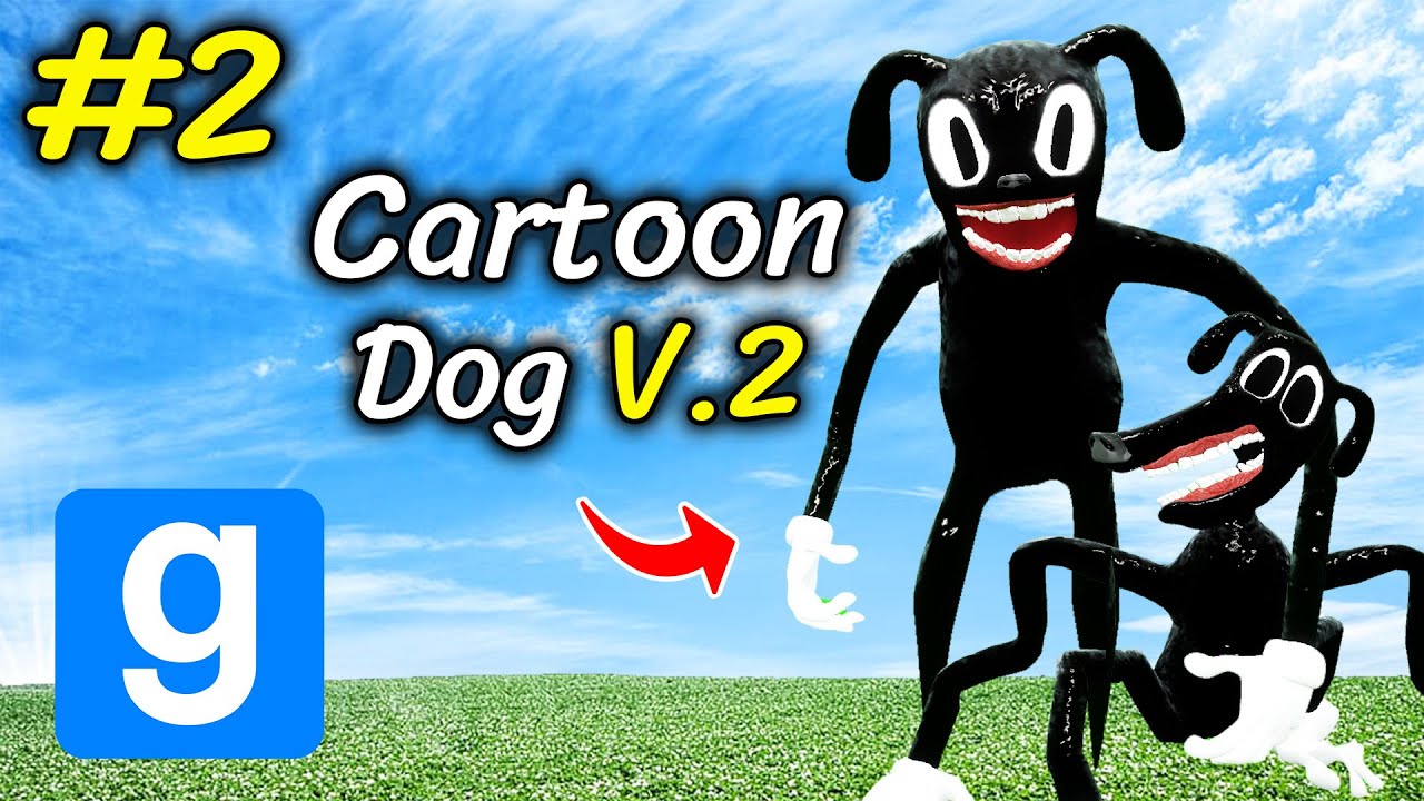 #2 ภาคต่อ รวมการต่อสู้ การ์ตูนด๊อก v.2 Cartoon Dog V.2 | GMOD Trevor Henderson - สมบอย
