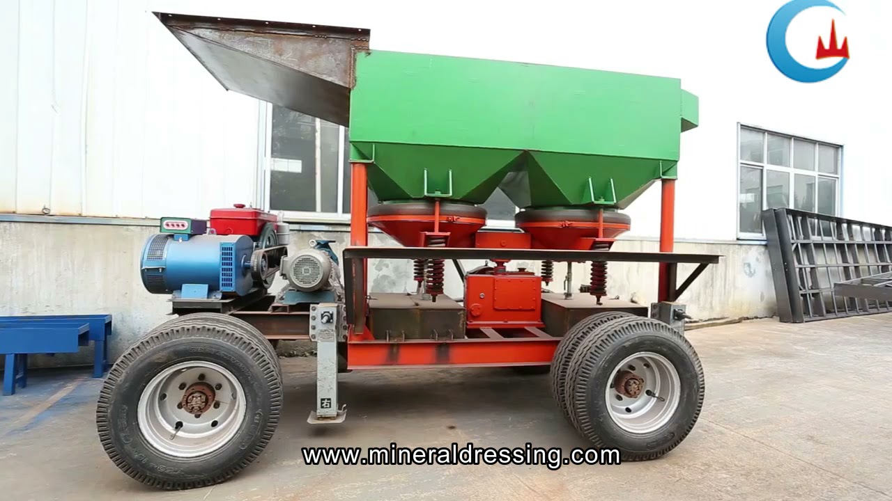 Mobile Jig Separator Wash Plant - Small Gold Mining Machine