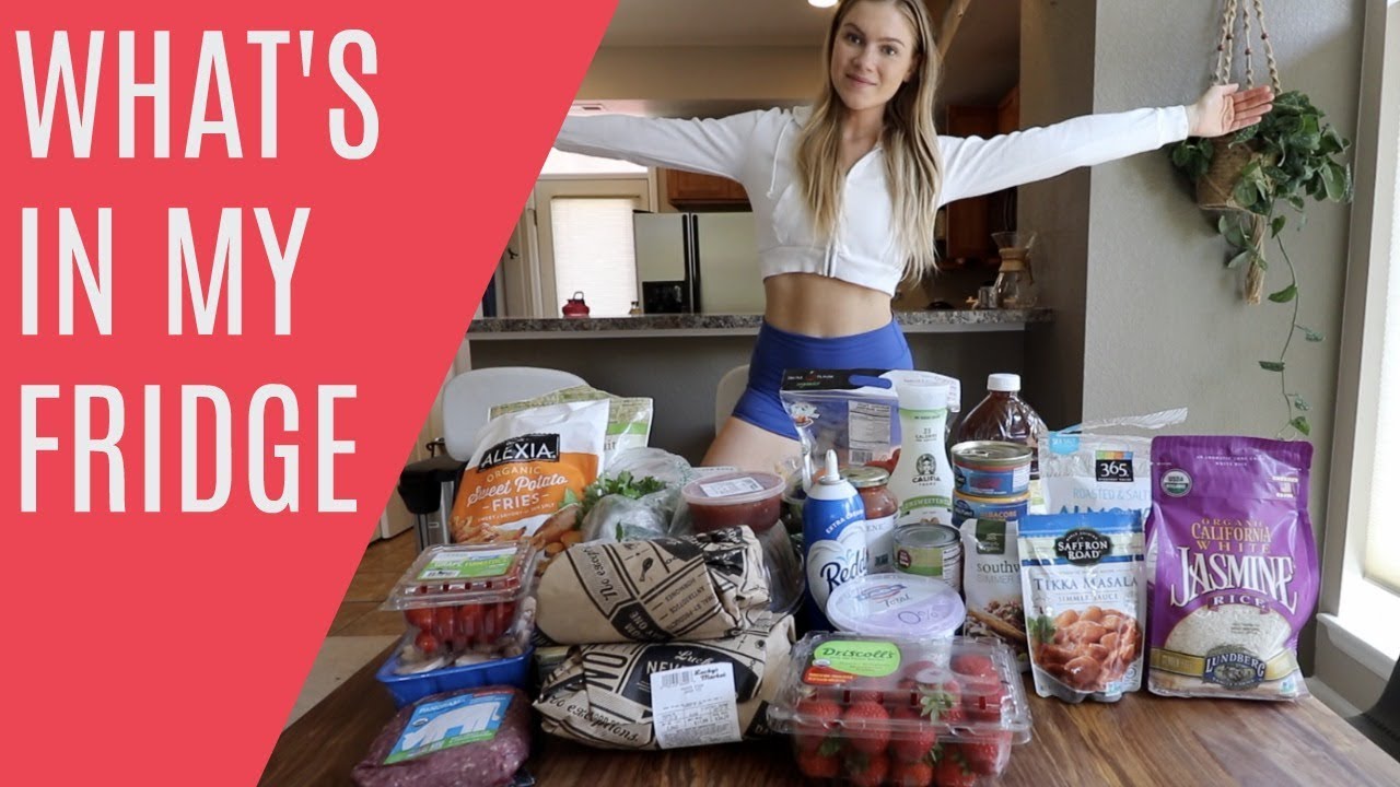 WHAT'S IN MY FRIDGE + POST WORKOUT MEAL