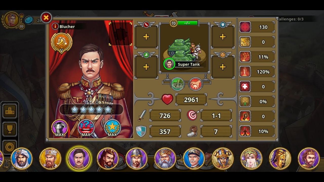 European War 5:  Generals Gallery - Cavalry Super Troops