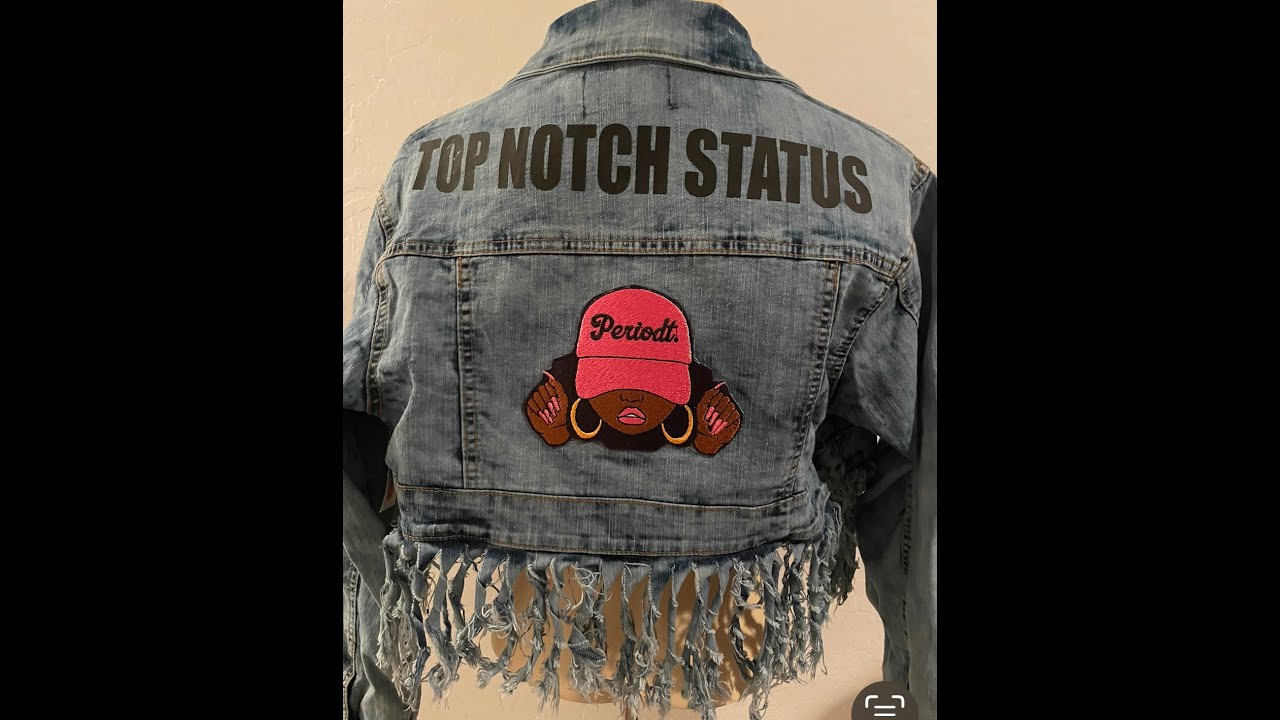 How to Heat Press a Embroidered Patch to a Jacket #embroidery #embroiderypatches
