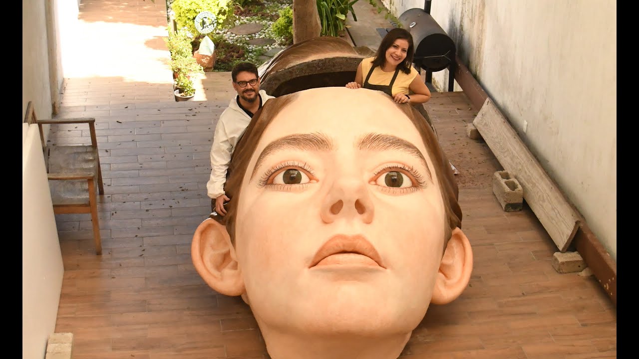 PROCESO DE  ELABORACION DE UNA ESCULTURA EN GRAN FROMATO - THE MAKING OF A LARGE SCULPTURE