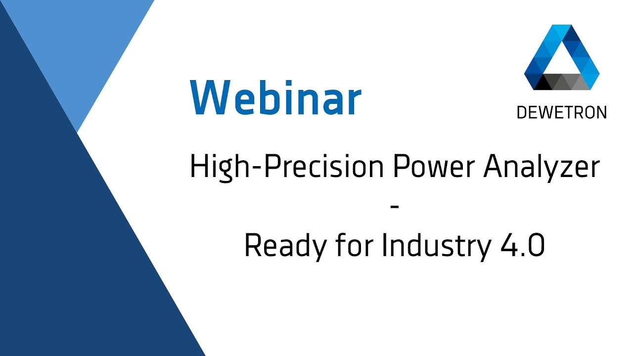 High-Precision Power Analyzer - Ready for Industry 4.0
