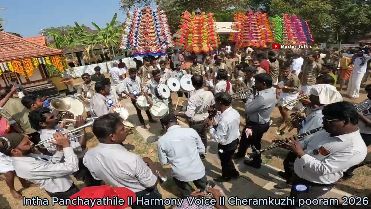 Intha Panchayathile song II Harmony Voice pathanamthitta bandset team II Cheramkuzhi pooram 2026