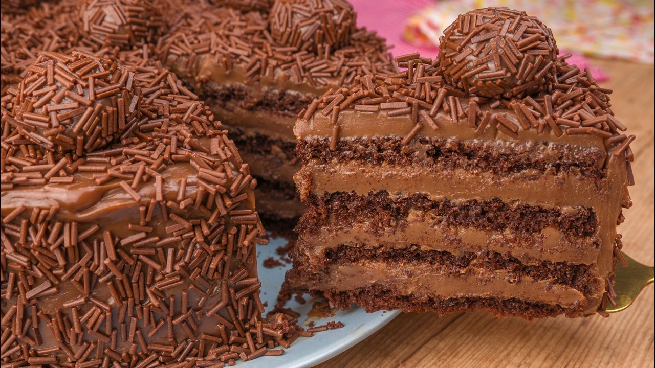 BOLO DE BRIGADEIRO DE FESTA PERFEITO E FÁCIL DE FAZER | Cook'n Enjoy 1408