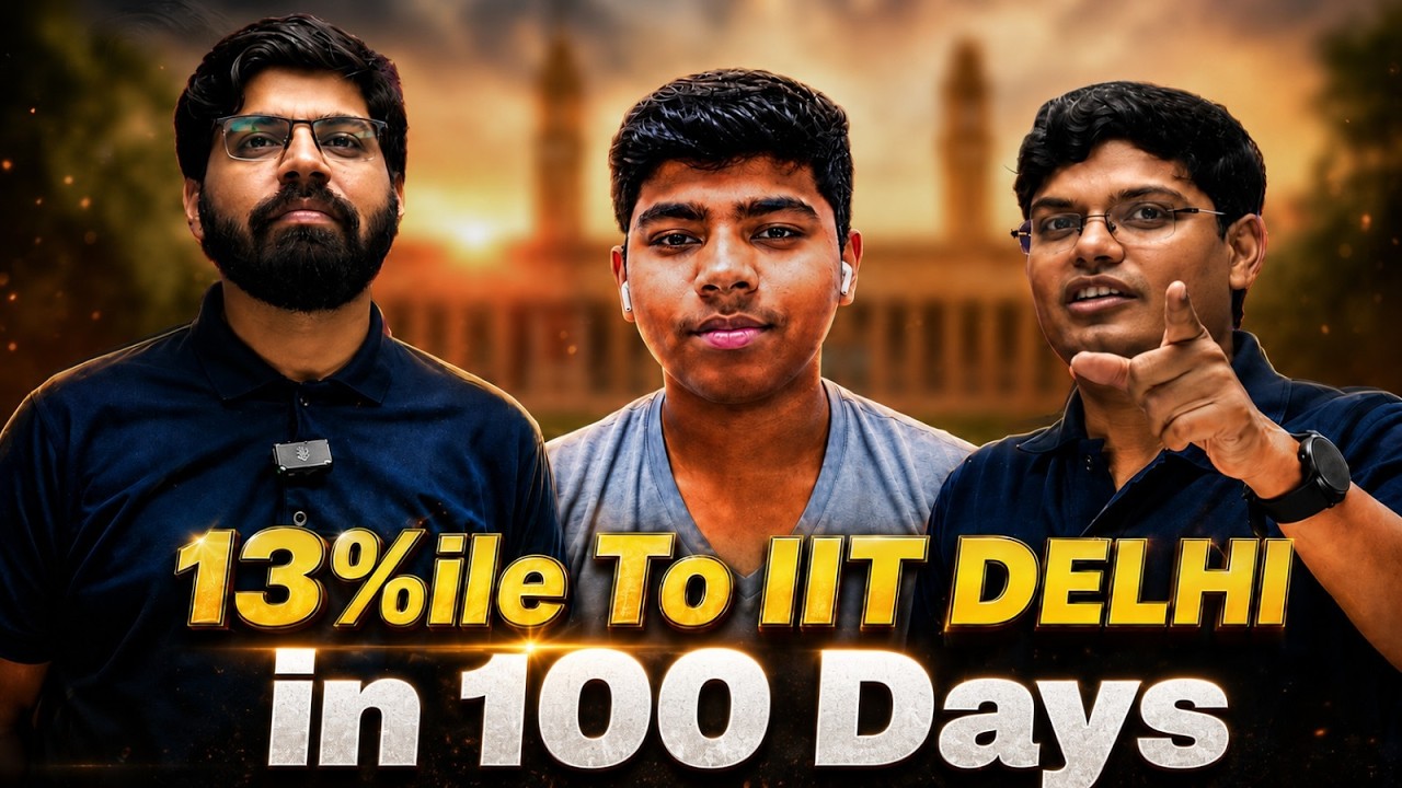 13%ile to IIT DELHI in 100 DAYS 🤯| पागल जैसी पढ़ाई 😡| 16 Hours Study - HARD IIT Motivation | eSaral
