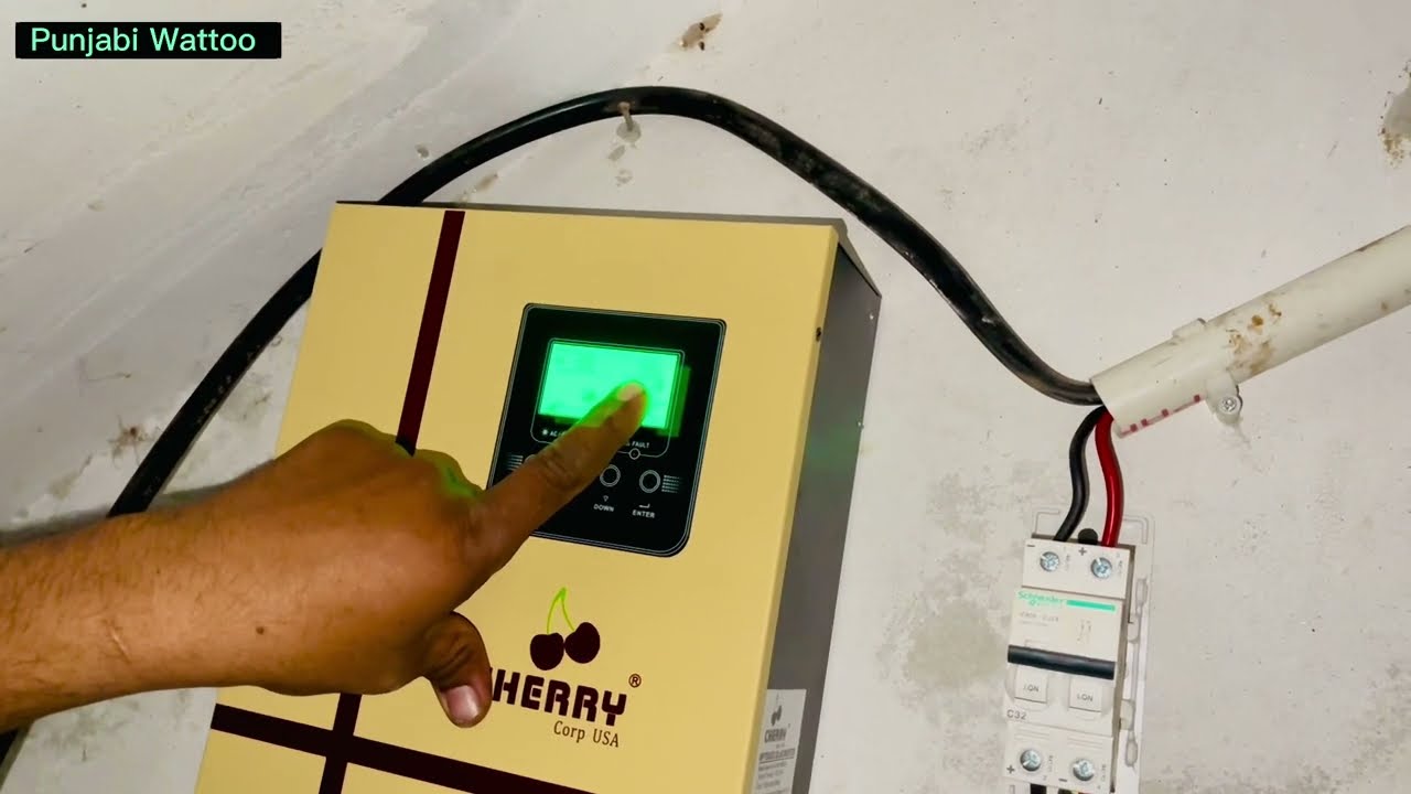 Cherry 🍒 Inverter 1.4 Kv Installmint Ahsan Wattoo || Punjabi Wattoo