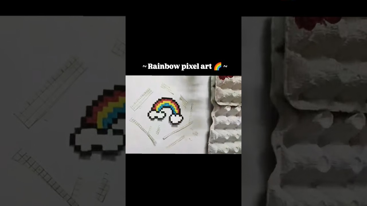 Rainbow pixel art 🌈✨~ 