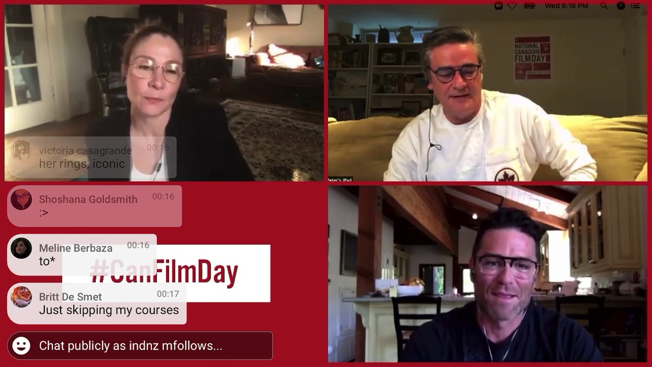 Megan Follows and Yannick Bisson for Canada Film Day 2020