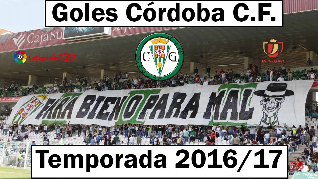 Todos los goles del Córdoba C.F. temporada 2016/17