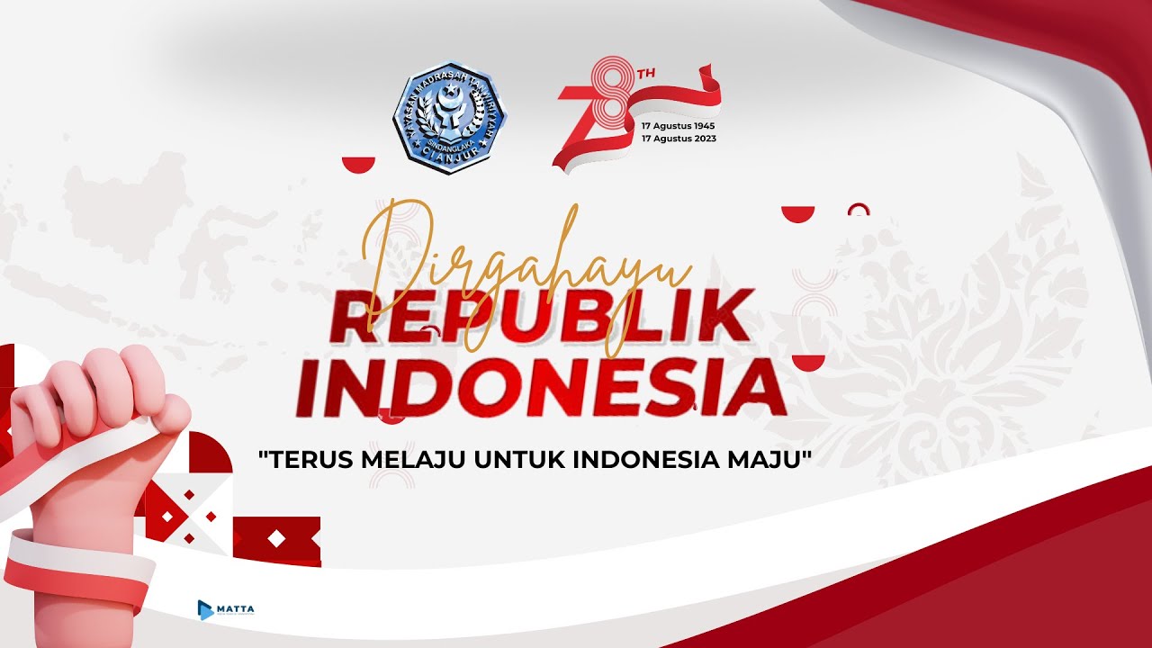 UPACARA BENDERA PERINGATAN HUT RI KE-78 YAYASAN MADRASAH TANWIRIYYAH