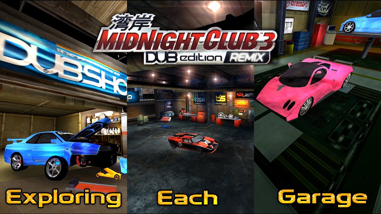 Exploring All Midnight Club 3 Garages