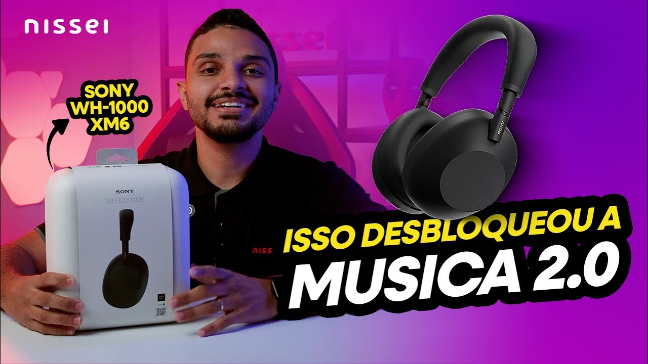 O MELHOR CANCELAMENTO DE RUÍDO DO MUNDO? Sony WH-1000XM6