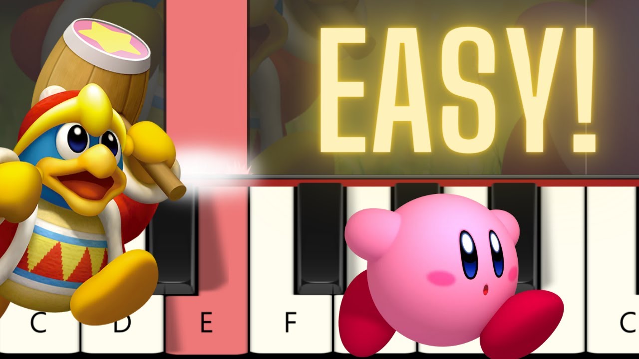 Kirby Super Star Ultra - Gourmet Race - Easy Piano tutorial