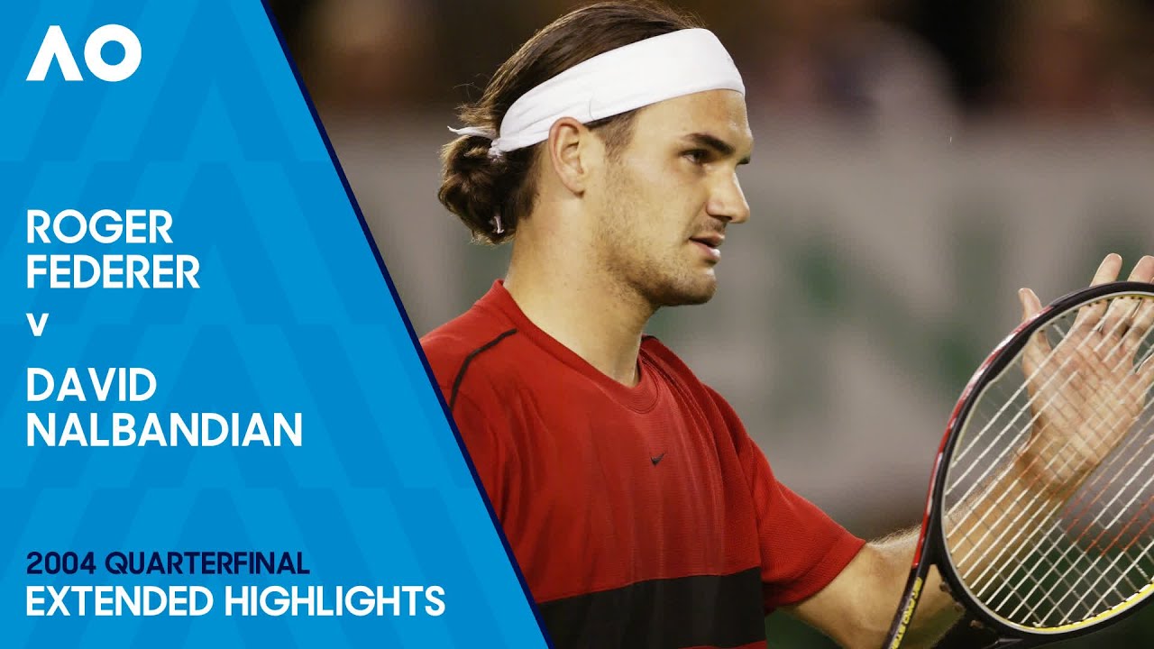 Roger Federer v David Nalbandian Extended Highlights | Australian Open 2004 Quarterfinal