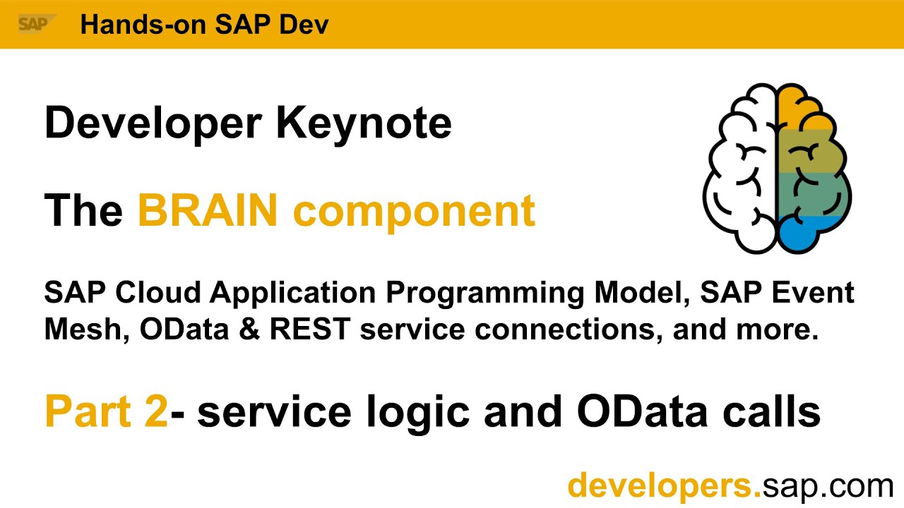 Developer Keynote - BRAIN component - part 2