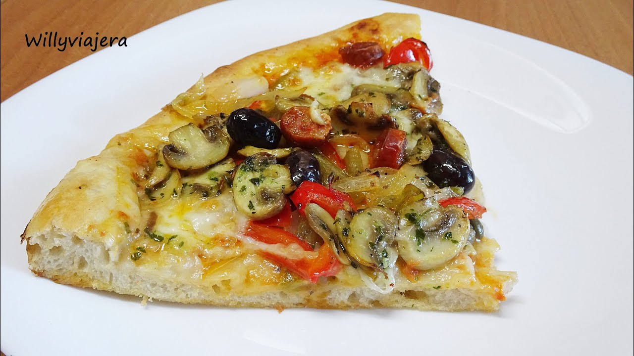 🍕PIZZA CON MASA DE FERMENTACIÓN LENTA⏳
