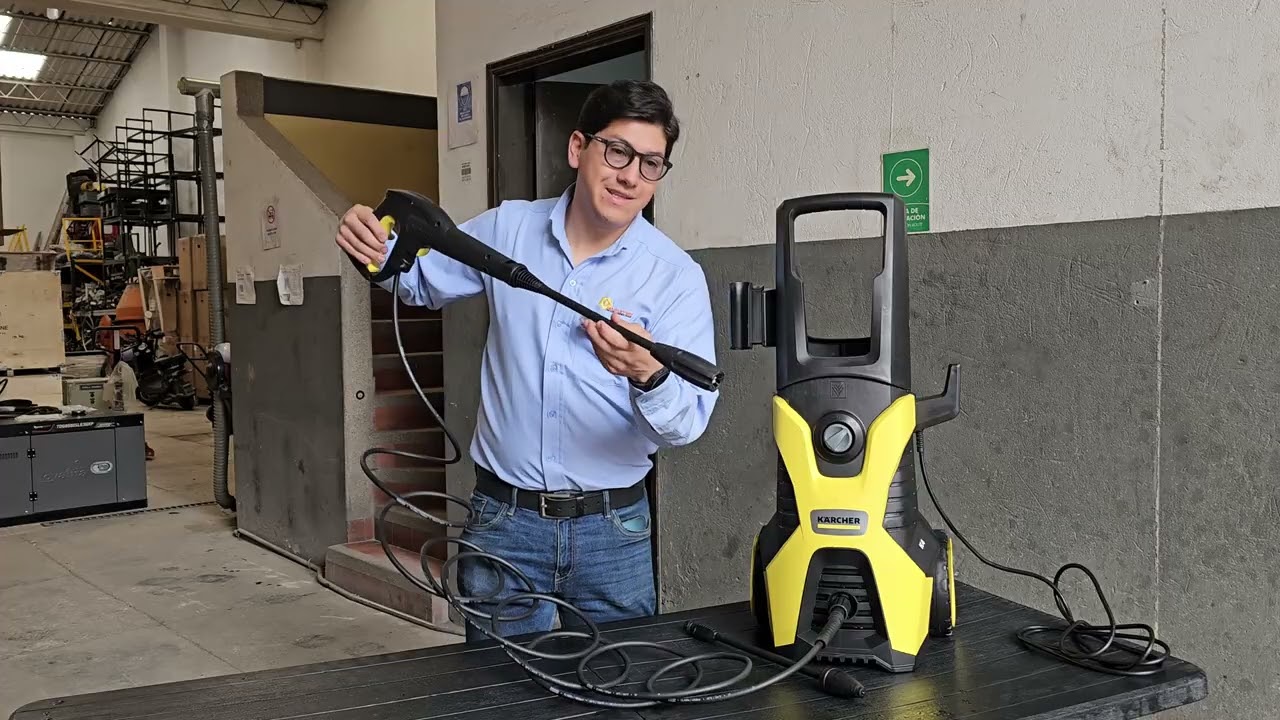 Así se pone en marcha Hidrolavadora Karcher K4 💦⚡ | Maquitec