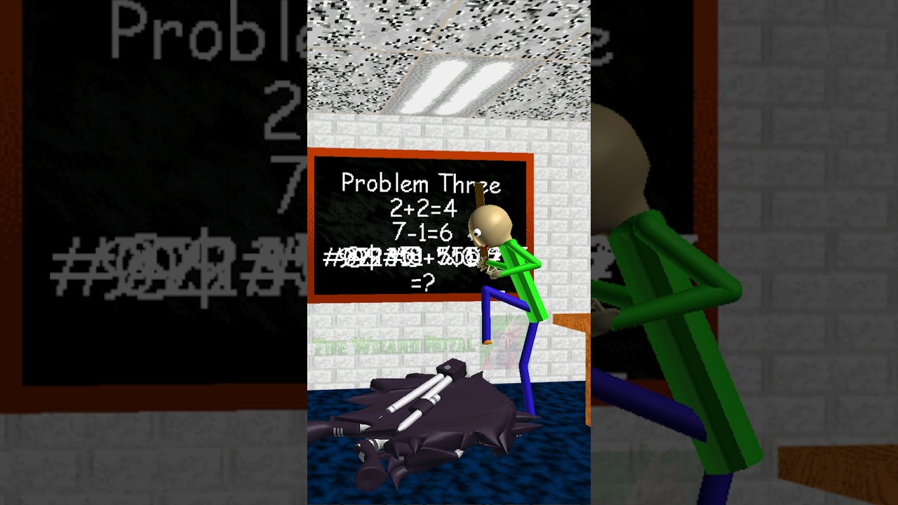 Балди-математика невозможна! #baldi #ytshorts #baldisbasics #animation