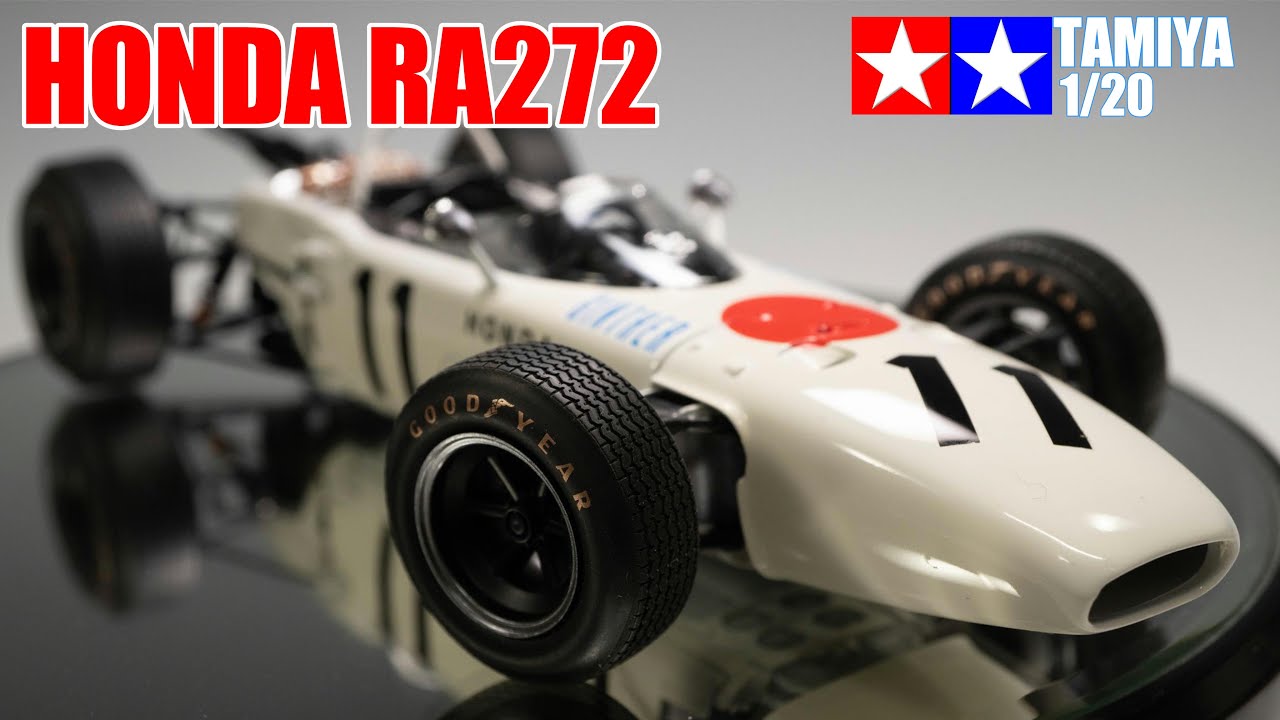 レーシングカーを作ろう！タミヤHONDA　RA272【研ぎ出しあり、デカール貼り！】＃カーモデル