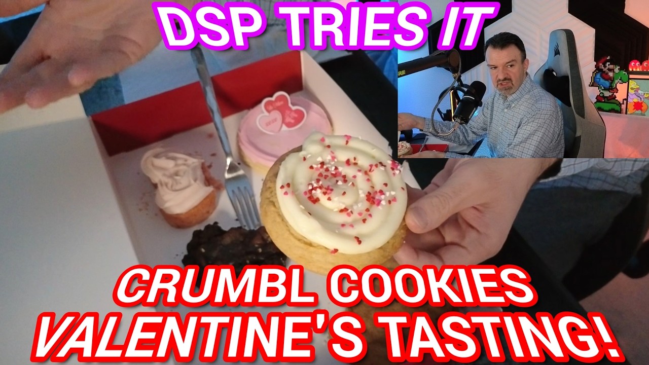 Десерт в меню!! DSP пробует его в эпизоде ​​254 - Дегустация крамбл-печенья ко Дню святого Валентина