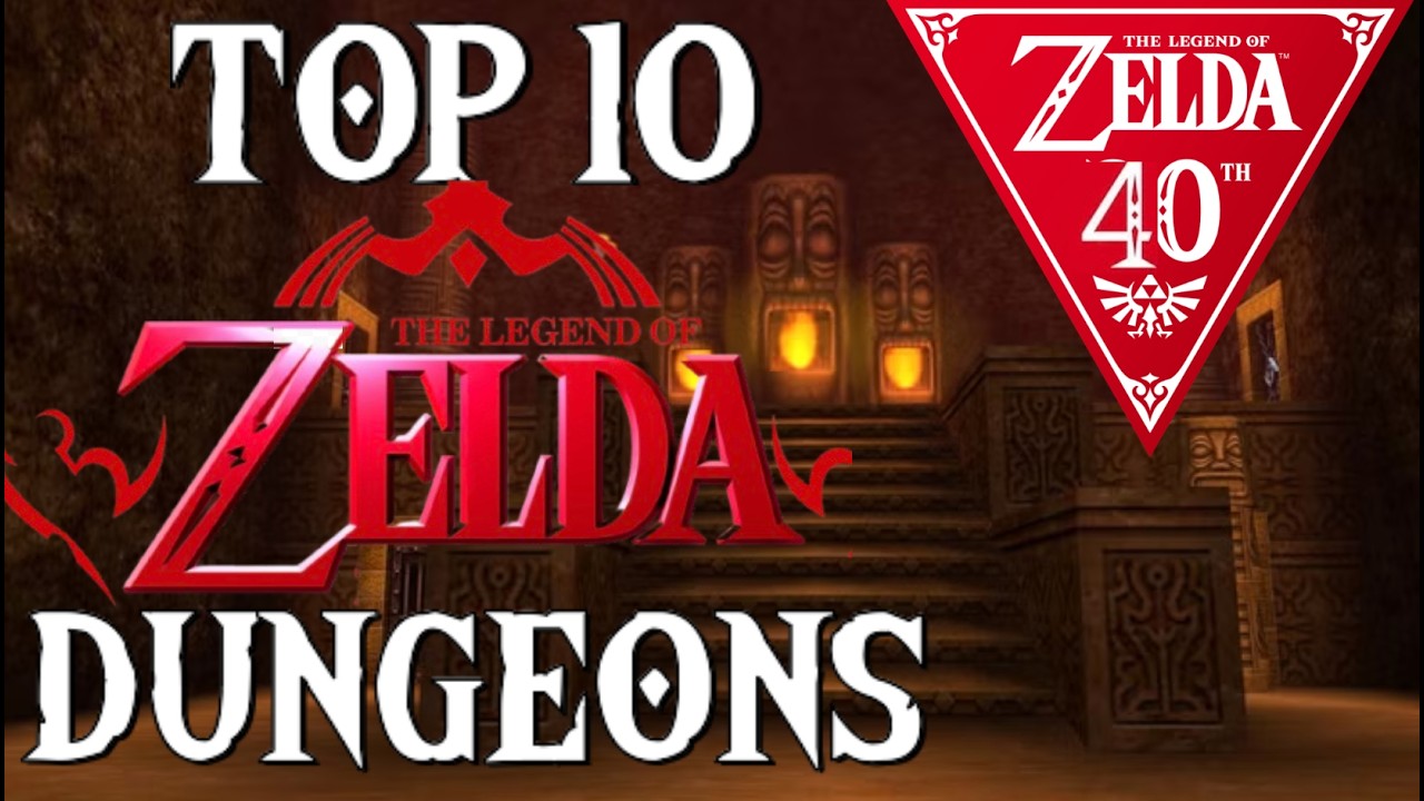 My Top 10 Legend Of Zelda Dungeons 