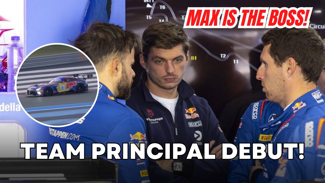 Max Verstappen SPOTTED as a Team Principal for His GT3 Team in GT World Challenge Europe Race