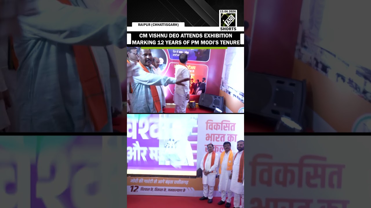 Chhattisgarh CM Vishnu Deo attends exhibition marking 12 years of PM Modi&rsquo;s tenure at BJP office