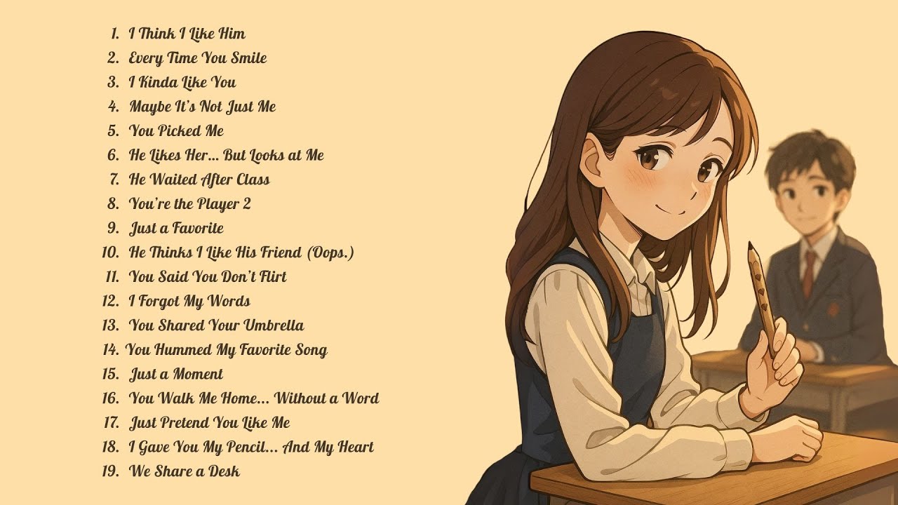 19 Crush Songs That Feel Like High School Love 💌 | Soft Pop Love Stories for Dreamers