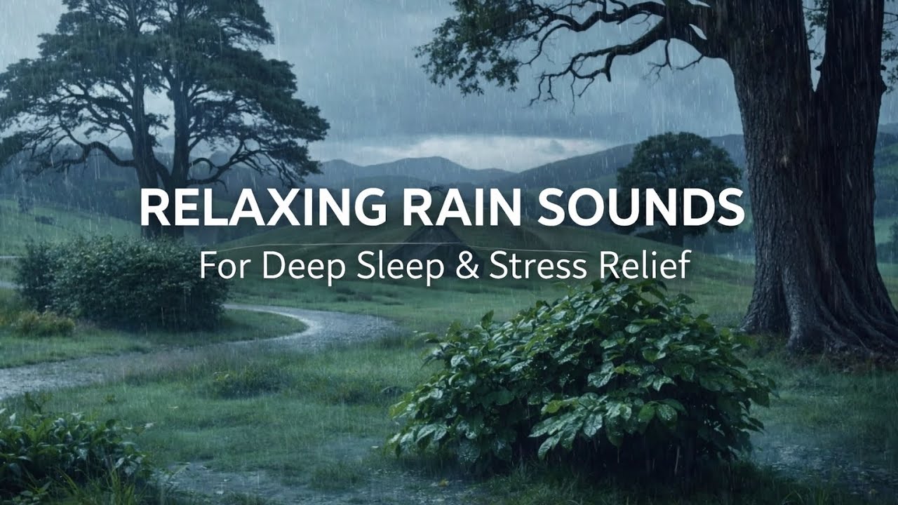Soft Rain Sounds for Stress Relief, Study & Sleeping