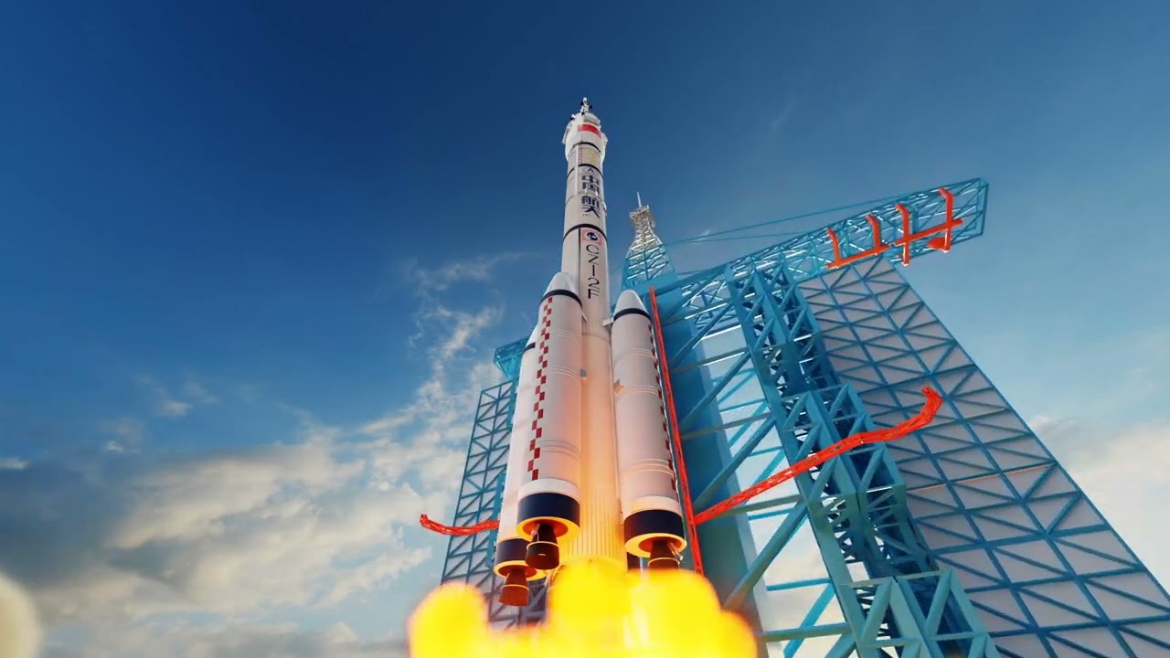 Rocket Launch from Jiuquan Satellite Launch Centre